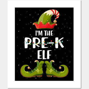 Im The Pre K Lf Shirt Matching Christmas Posters and Art